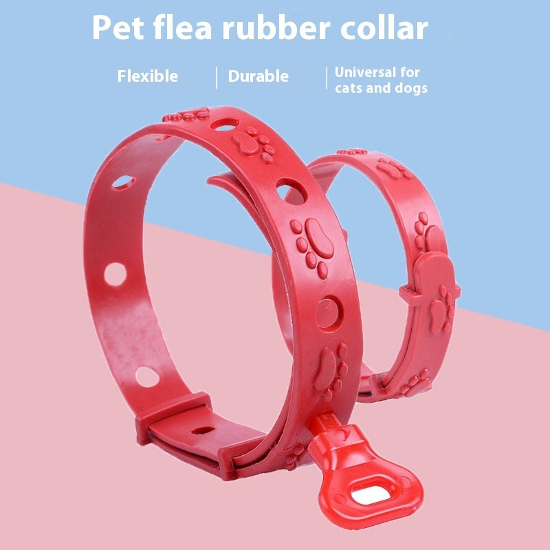 Pet Rubber Anti-flea Collar Mosquito Repellent, Depulization