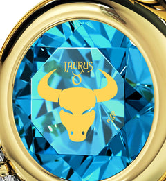 24K Gold Plated Taurus Necklace