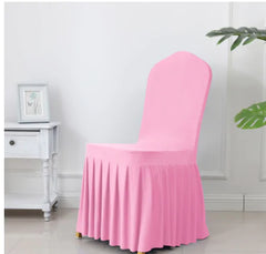 Chair Cover With Pleated Skirt