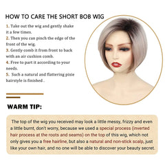 Pixie Cut Blond Wig