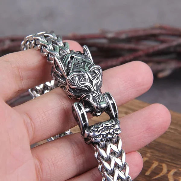 Wolf's Head Bracelet – Kathy's Delightful Treasures Wolf's Head Bracelet – Kathy's Delightful Treasures