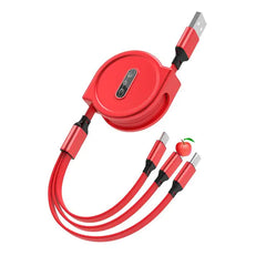 Retractable USB Cable HUB