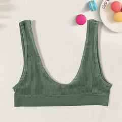 Deep U-Neck Bra