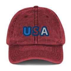 USA Vintage Cotton Twill Cap