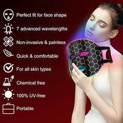 Red Light Therapy Facial Mask