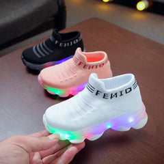 LED Mesh Sneakers for Kids