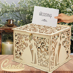 Wedding Wooden Card Box