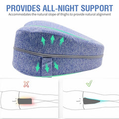 Sleeping Leg Pillow with Memory Foam