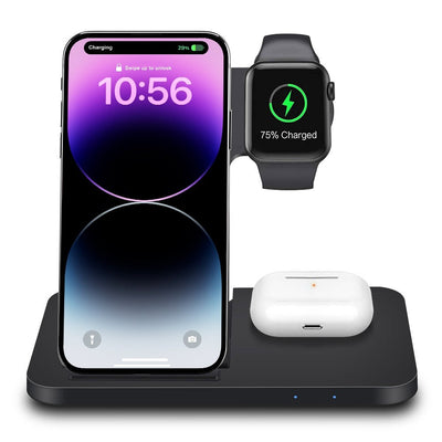 3 in 1 Charging Station For Iphones, Apple Watch & Airpods